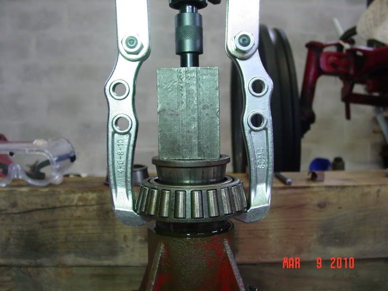 Removing Differential Carrier Bearing Cones/With More Effort